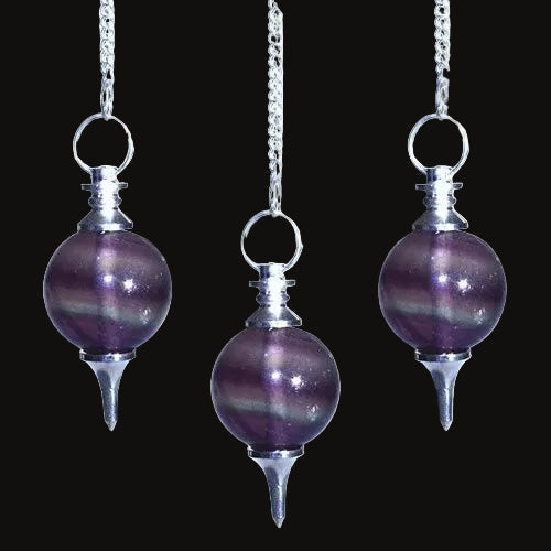 Purple Fluorite Sphere Pendulum