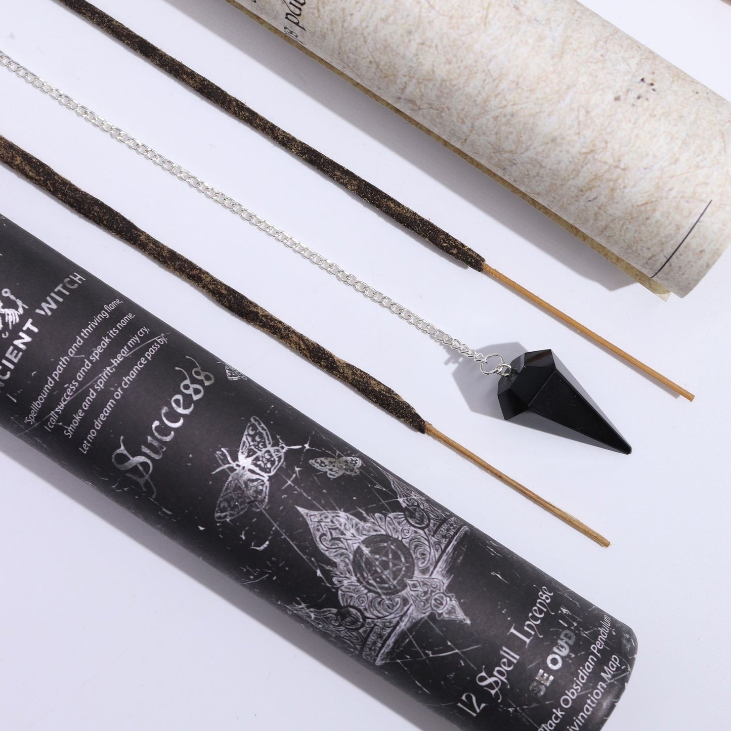 Black Obsidian Success Incense Ritual Set
