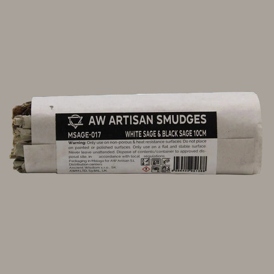 White & Black Sage Incense Bundle – 10 cm