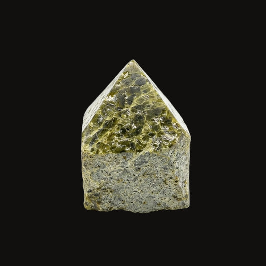 A-Grade Epidote Polished Points – Set of 5–6