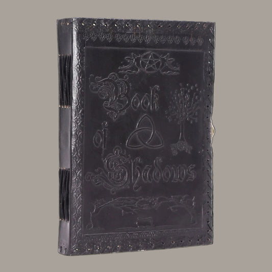 Large Black Leather Book of Shadows