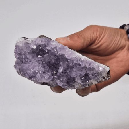Natural Amethyst Standing Cluster – Medium