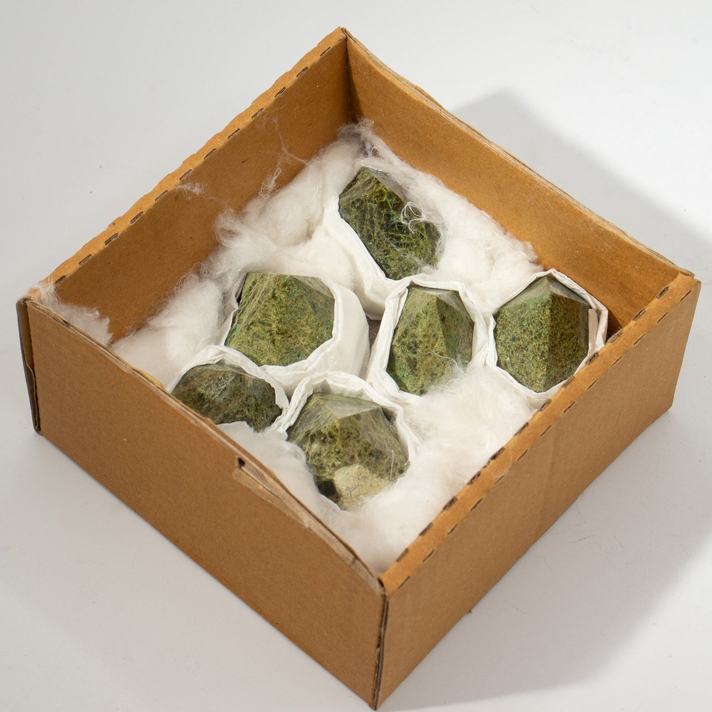 A-Grade Epidote Polished Points – Set of 5–6