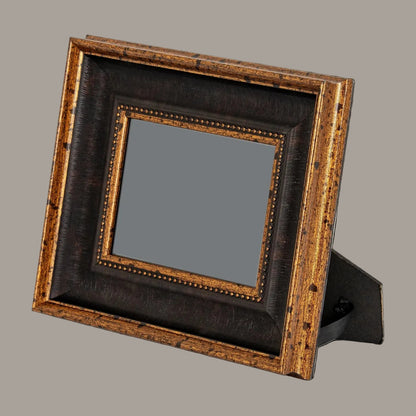 Black and antique gold beaded 4 by 6 photo frame - alternate view