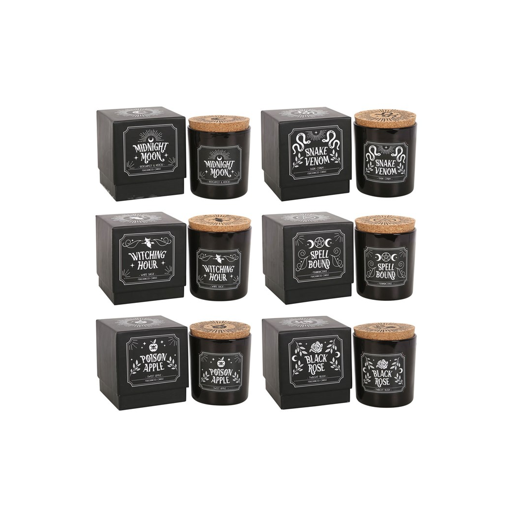 Midnight Ritual Candle Set – 6 Candles