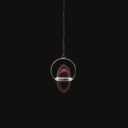 Blood Moon Pendulum – Natural Stone