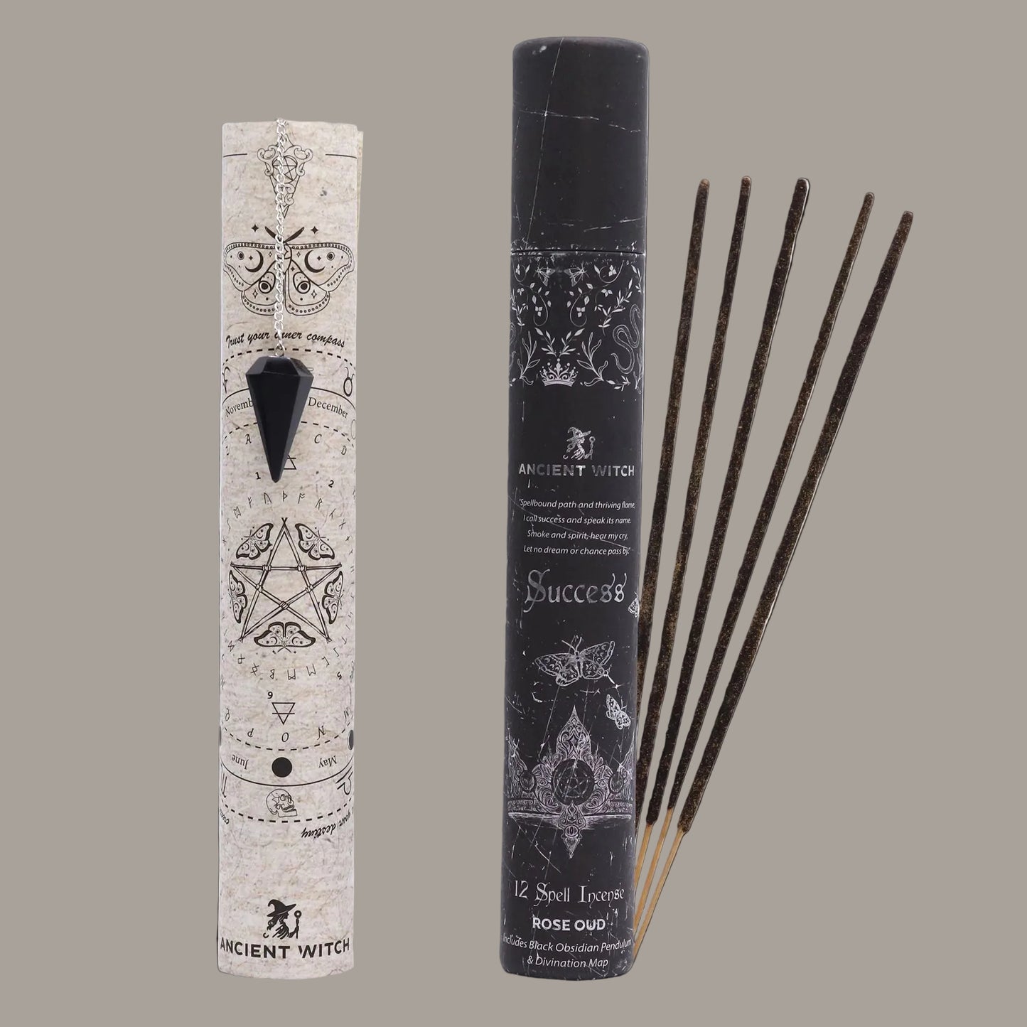 Black Obsidian Success Incense Ritual Set
