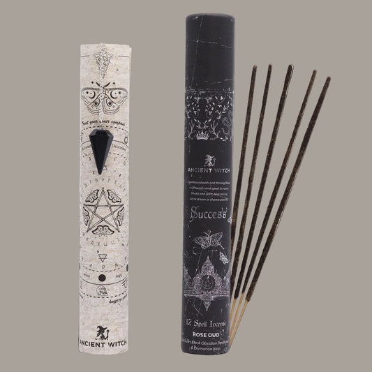Black Obsidian Success Incense Ritual Set
