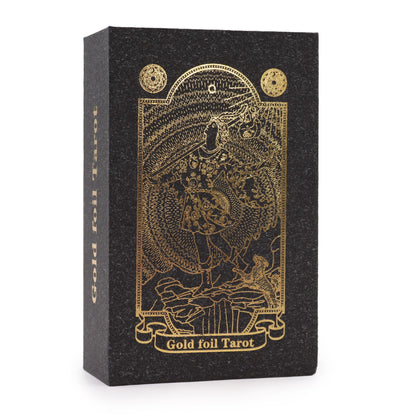 Classic Gold Foil Tarot Set with Guidebook