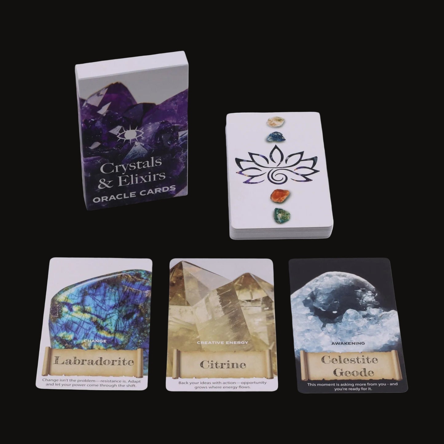 Crystals & Elixirs Oracle Cards – Healing Energy Deck