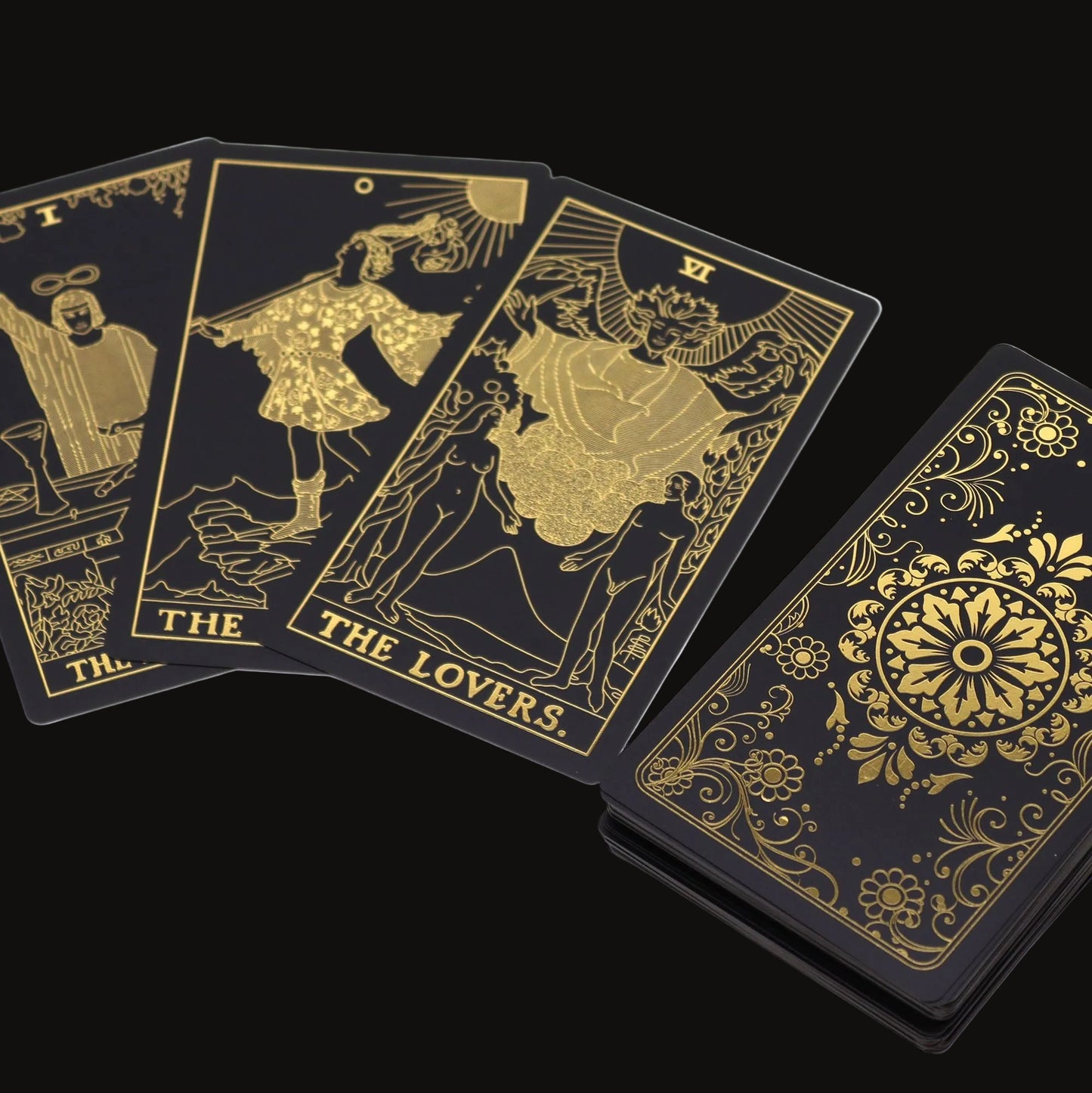 Classic Gold Foil Tarot Set with Guidebook
