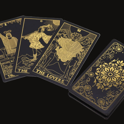 Classic Gold Foil Tarot Set with Guidebook