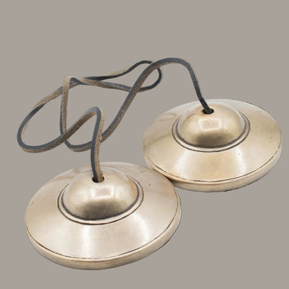 Premium Brass Tingsha Bells – Plain Traditional
