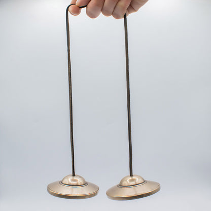 Premium Brass Tingsha Bells – Plain Traditional
