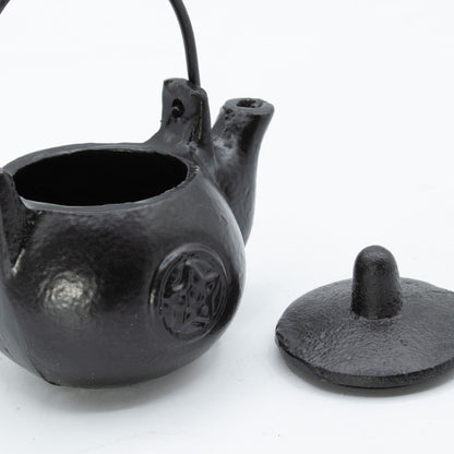 Small Cast Iron Pentagram Ritual Pot