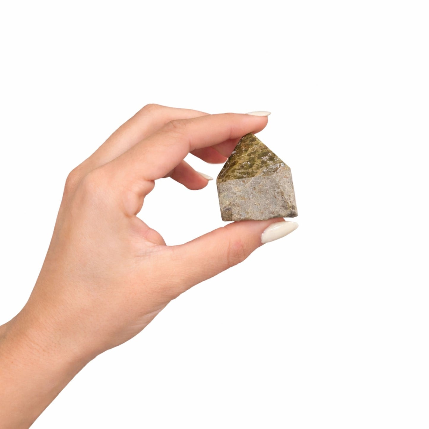 A-Grade Epidote Polished Points – Set of 5–6