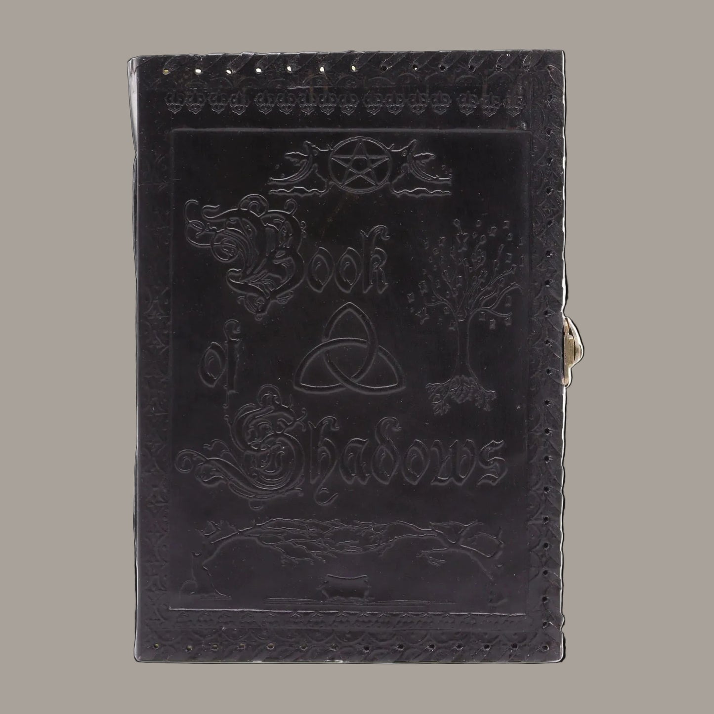 Large Black Leather Book of Shadows