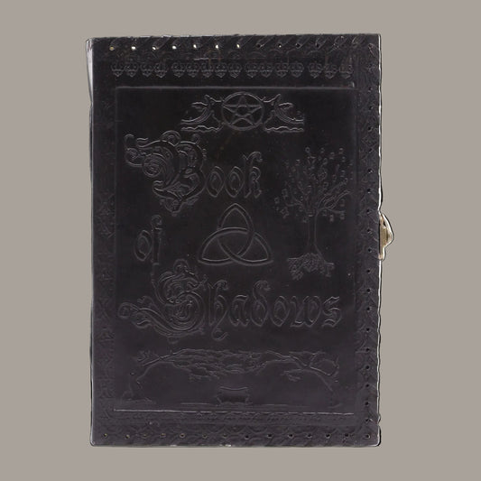Large Black Leather Book of Shadows
