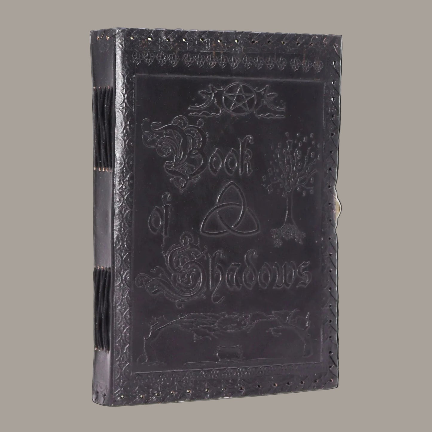 Large Black Leather Book of Shadows