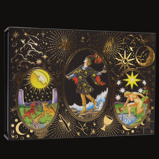 Deluxe Gold Foil Tarot Ritual Gift Set