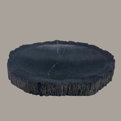 Dark Petrified Wood Soap Dish