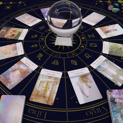 Zodiac Tarot Reading Cloth
