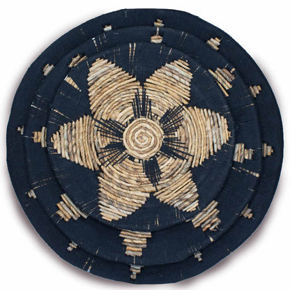 Black Woven Seagrass Wall Art – Set of Three