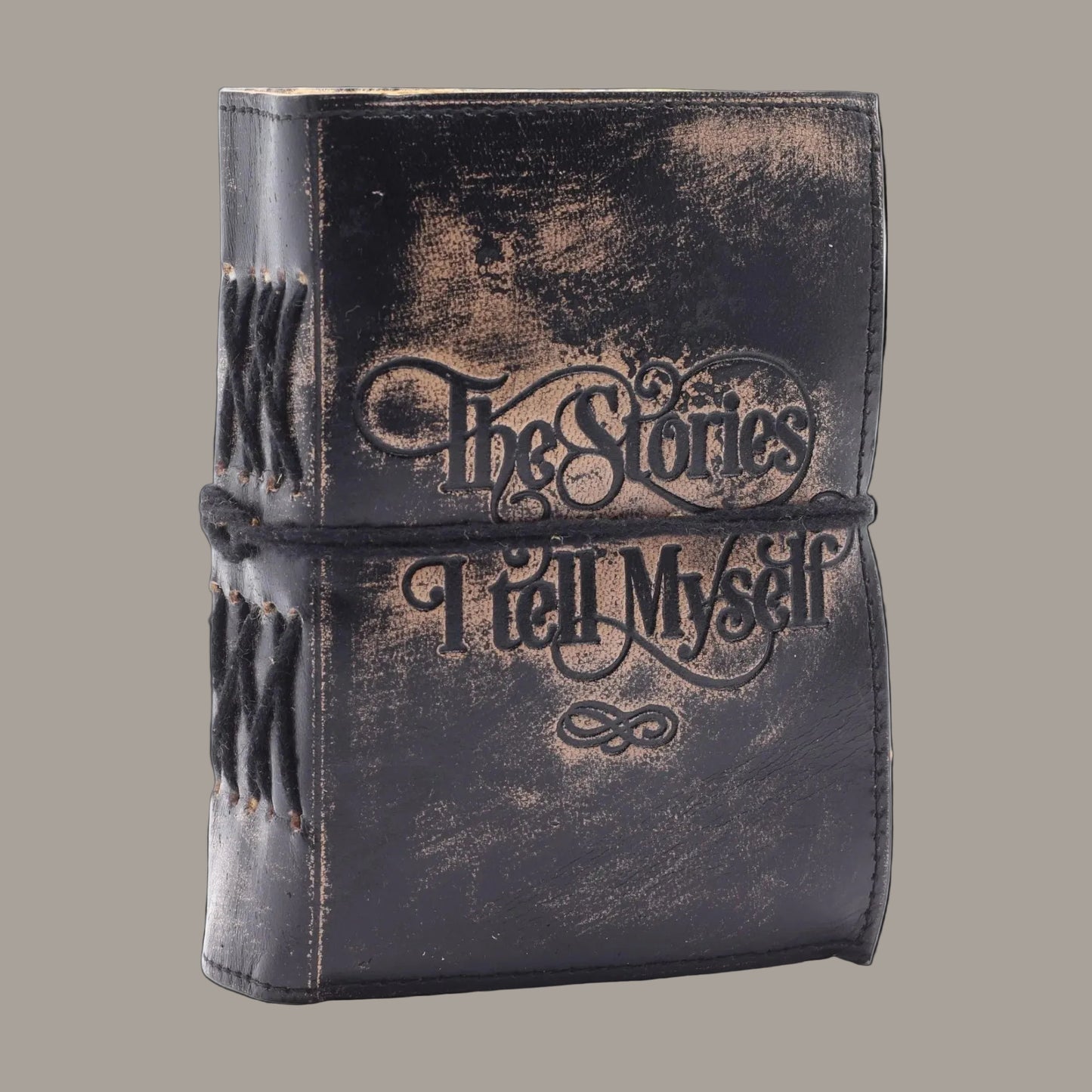 The Stories I Tell Myself Deckled-Edge Leather Journal