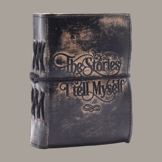 The Stories I Tell Myself Deckled-Edge Leather Journal