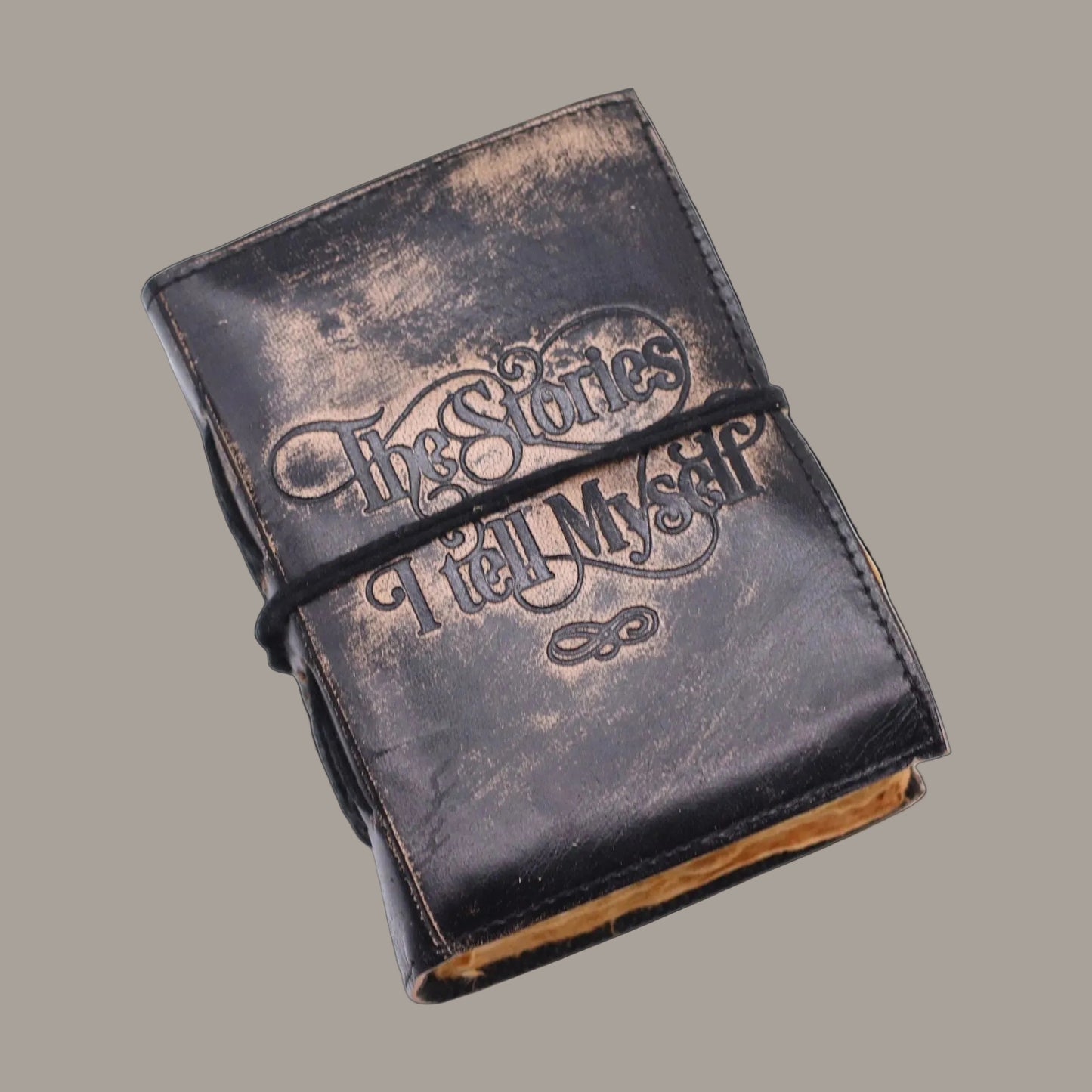 The Stories I Tell Myself Deckled-Edge Leather Journal