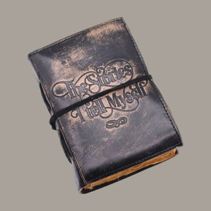 The Stories I Tell Myself Deckled-Edge Leather Journal