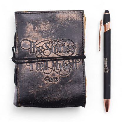 The Stories I Tell Myself Deckled-Edge Leather Journal