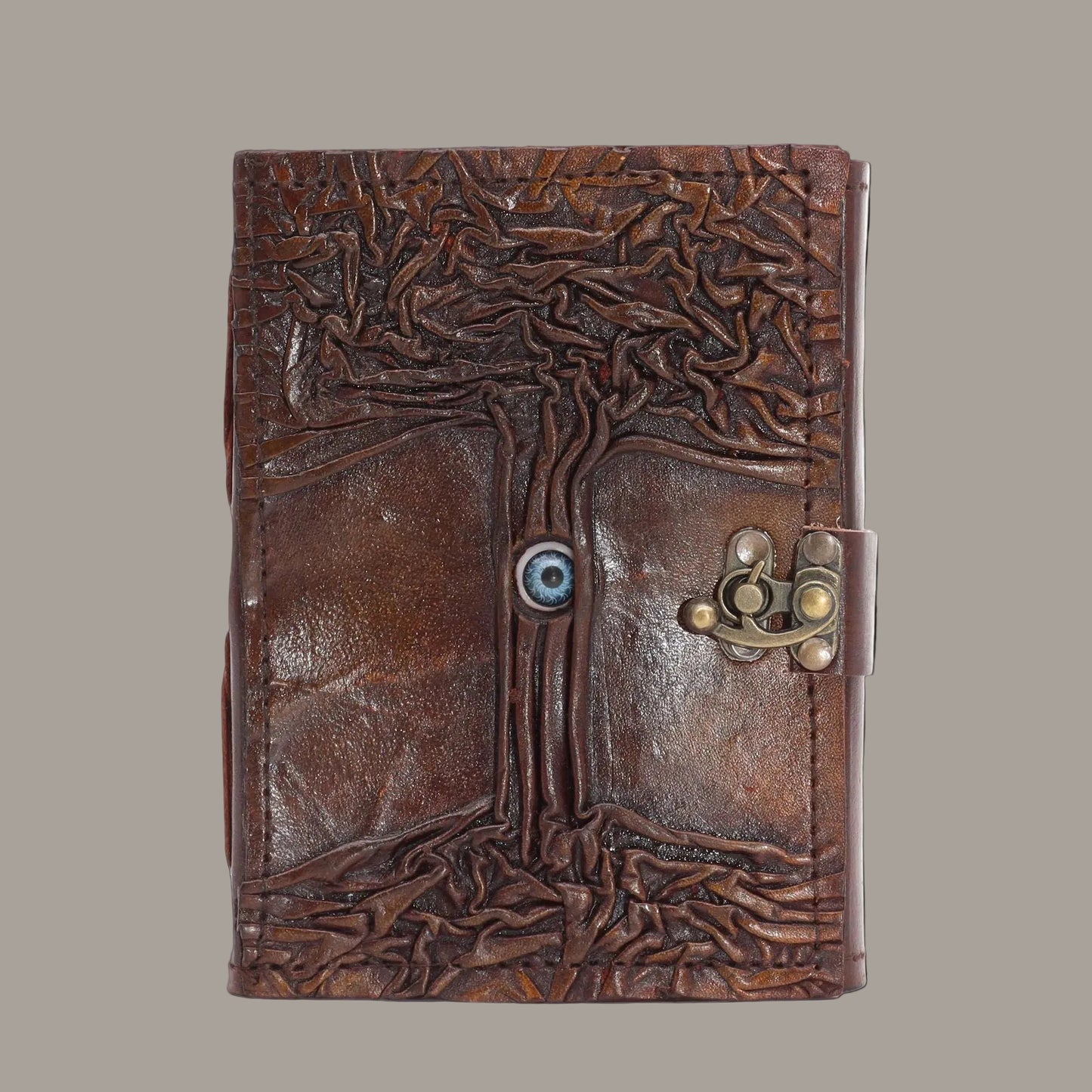 Black Leather Watchful Eye Journal