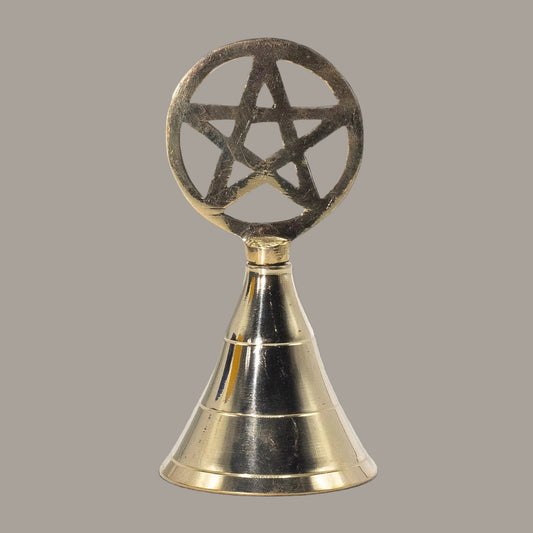 Pentagram Brass Altar Bell