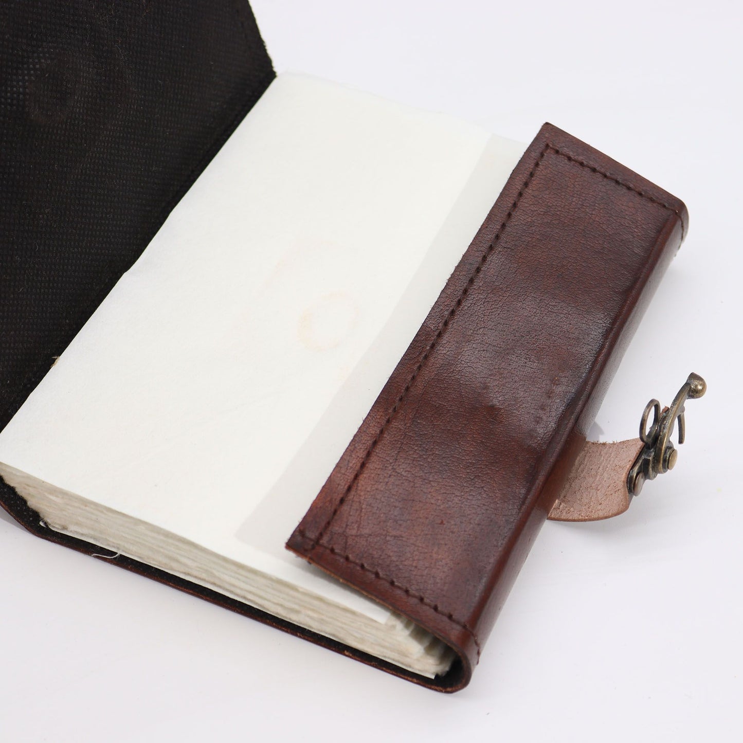 Black Leather Watchful Eye Journal